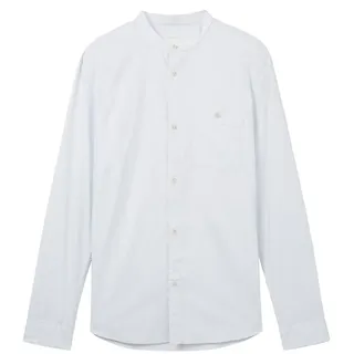 Tom Tailor Structured Langarmhemd Light Herringbone Structure 2XL