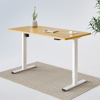 Flexispot EG1 Elektrisch Höhenverstellbares Schreibtisch-Gestell, weiß,nur Tischgestell