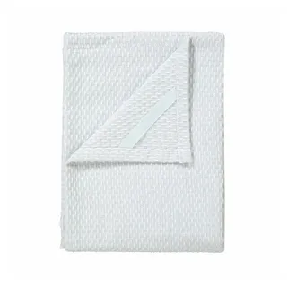 BLOMUS Ridge 2er Set Baumwolle lily white micro chip cremeweiß