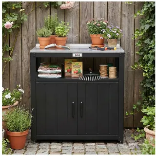 feasto Pflanztisch Outdoor Gartenschrank wetterfest Outdoor Balkonschrank