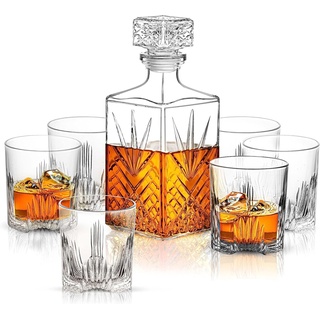 Selecta Whiskyset Whisky-Set 6 Gläser + Karaffe Italy Geschenk