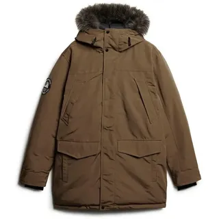 Superdry Everest Faux Fur Jacke Kangaroo Brown 2XL