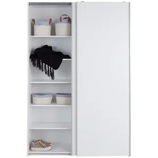 Pol-Power Schwebetürenschrank 125 x 195,5 x 38 cm Weiß