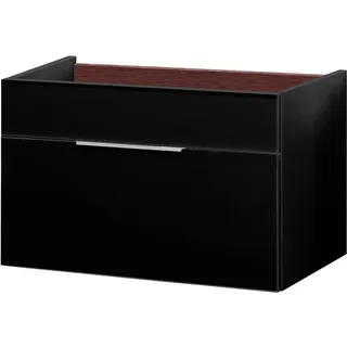Fackelmann Waschtischunterschrank 1 Schublade 79,5 x 59 x 49 cm Anthrazit