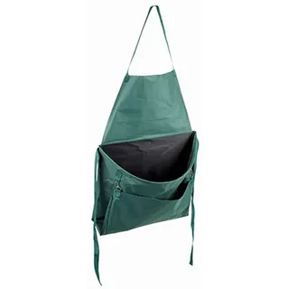 marion10020 Gartenabfall Sammelschürze Gartenschürze Ernteschürze Garten-Schürze, für Gartenabfall und Unkraut, wasserundurchlässig, grün