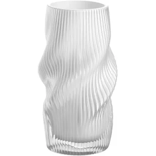 LEONARDO Vase Verdi, Weiß, Glas, 10x19x10 cm, handgemacht, zum Stellen, auch für frische Blumen geeignet, Dekoration, Vasen, Glasvasen