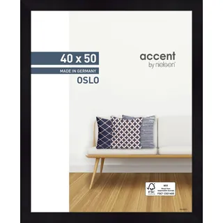 Accent by Nielsen Holz Bilderrahmen Oslo ca. 40x50cm in Farbe Black