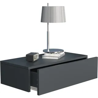 VCM Nachtschrank Usal 60 x 30 x 15 cm Grau