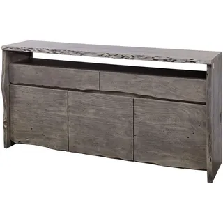 MASSIVMOEBEL24.DE Sideboard 191 x 96 x 45 cm Grau