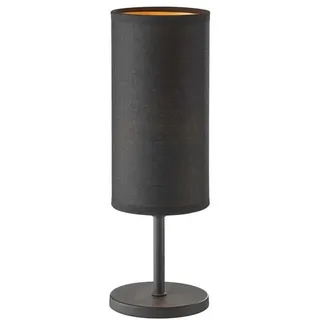 FISCHER & HONSEL Tischleuchte, Leuchtmittel nicht inklusive, Tischleuchte Beistelllampe Nachttischlampe Schreibtischlampe schwarz