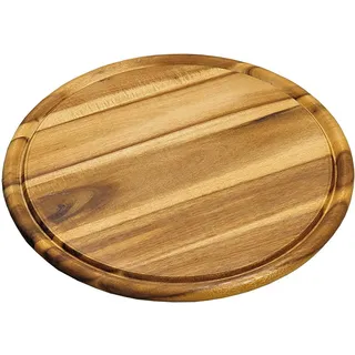 KESPER Fleischteller Holz 2-tlg. Ø 30 cm Beige