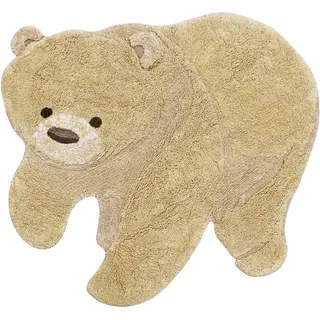 Lorena Canals - Animal Kinderteppich Bär, 120 x 122 cm