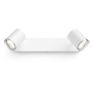 Philips Deckenstrahler Hue Adore Spot LED weiß, dimmbar, smart, mit Dimmschalter, 2-flammig