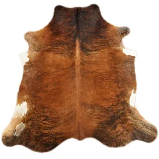 Kuhfelle Online & Nomad KUHFELL RINDERFELL EXOTISCH BRAUN 230 x 180 cm Kuh Fell Teppich