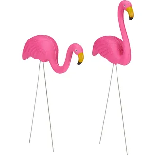 Relaxdays Flamingo Figur 70 cm Pink