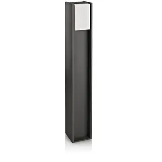 Philips Wegeleuchte Aluminium 80,2 cm inkl. E27-Fassung anthrazit