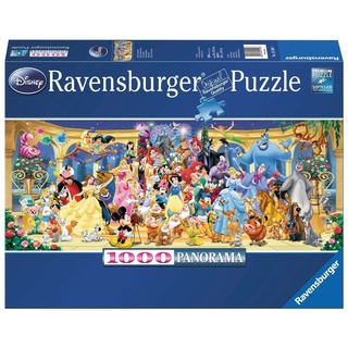 Ravensburger Puzzle »1000 Teile Ravensburger Puzzle Panorama Disney Gruppenfoto 15109«, 1000 Puzzleteile