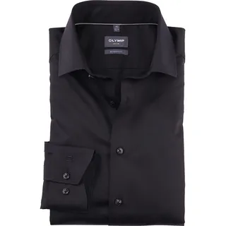 OLYMP Herren Businesshemd Langarm Luxor,Satin,modern fit,Global Kent - 37