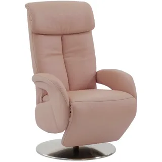 Cantus Relaxsessel, Cappuccino, Metall, Echtleder, Color-Finish-Leder, 70x114x80 cm, Goldenes M, Fußauswahl, Lederauswahl, Stoffauswahl, Wohnzimmer, Sessel, Relaxsessel