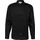 Regular Fit Hemd aus reinem Leinen schwarz L