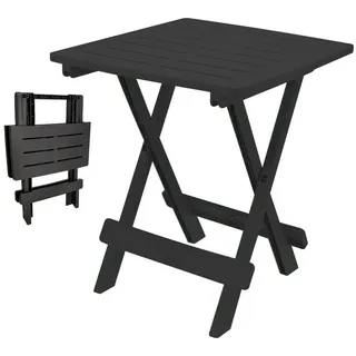 PROGARDEN Gartentisch Klapptisch 43 x 45 x 50,5 cm Anthrazit