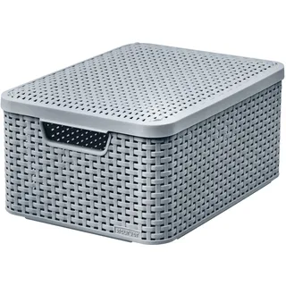 Curver Aufbewahrungsbox Style M mit Deckel hellgrau 1 St.