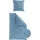 Biber jeansblau 135 x 200 cm + 80 x 80 cm