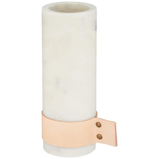 Tak Design Marmor Vase, blank, 8 cm x 22 cm