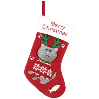 Weihnachtsstrümpfe Zum Aufhängen Am Baum, Weihnachtsstrümpfe Für Süßigkeiten Und Geschenke