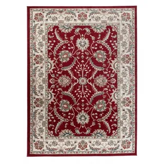 Mazovia Orientteppich Oriente Teppich - Traditioneller Teppich Orient Rot, 160 x 220 cm, Geeignet für Fußbodenheizung, Pflegeleicht, Wohnzimmerteppich rot 160 x 220 cm