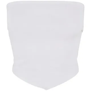 URBAN CLASSICS Knotted Bandeau Weiß XL