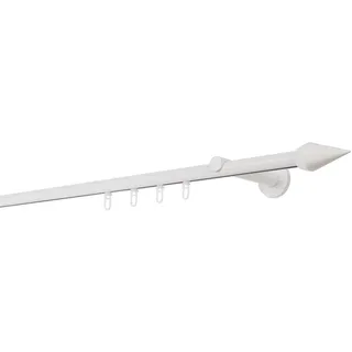 ONDECO Vorhangstange Kegel 1-läufig Ø 20 mm 280 cm Weiß