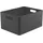 Aufbewahrungskorb Country 28l 43 x 33 x 21,5 cm grau