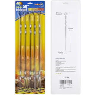 Olymp Grillspieß 50 cm Edelstahl silber