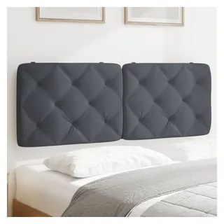 vidaXL Kopfteil-Kissen 140 cm Dunkelgrau
