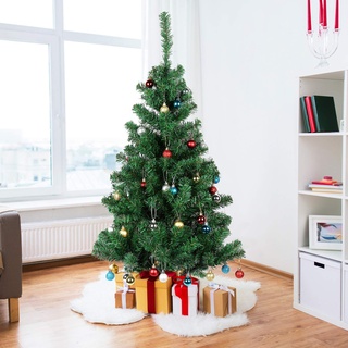 Uten Künstlicher Weihnachtsbaum 180cm, 600 Zweige und Metallständer, Christmas Tree Grün, Christbaum, Naturgetreu, dichte Äste,Schnellaufbau Klappsystem