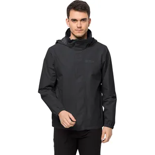 Jack Wolfskin Stormy Point 2L Regenjacke Herren Schwarz XXL