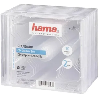 Hama CD-Doppel-Leerhülle, Transparent