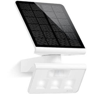 Steinel Solar LED Strahler XSolar L-S ONE weiß, mit Bewegungsmelder, 3000 K, IP44