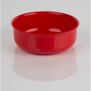 Kimmel Schüssel Schale Müsli Suppe Kunststoff Plastik Mehrweg bruchsicher stapelbar 17 cm, Rot, 21-000-0453-1
