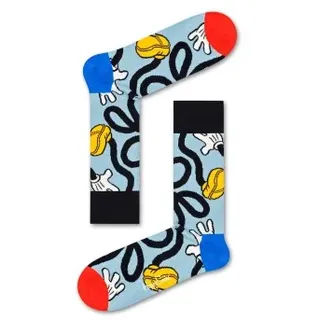 Happy Socks Disney Mickey Stretch Sock Blau Muster Baumwolle Gr 36/40 Damen