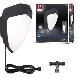 Paulmann Außenwandleuchte Kunststoff 50x203mm 5,6W 350lm IP44 Anthrazit