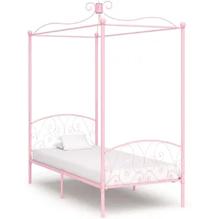 vidaXL Himmelbett 100 x 200 cm Rosa