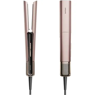 DREAME Aero Straight Pro 2-in-1 Luftglätter, Dualer Luftstromkanal, KI Styling, Nass-zu-Trocken-Glättung, 57°C Ansatzpflege-Modus,Dreifacher Haarschutz,110.000RPM Motor,Smart Display,Sichere Anwendung
