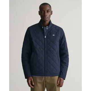 Gant für Herren. 7006340 Marineblauer Steppmantel (L), Lässig, Polyester, Langarm