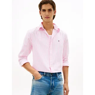 Tommy Hilfiger Langarmhemd gestreift Rosa XL