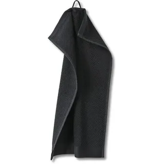 RHOMTUFT Frottierserie BARONESSE schwarz Seiftuch 30 x 30 cm
