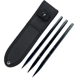 penixon Schwarzer Sturm 440c Edelstahl Wurfmesser Set Drei Stück Werfen Messer-Set Fliegende Nadeln