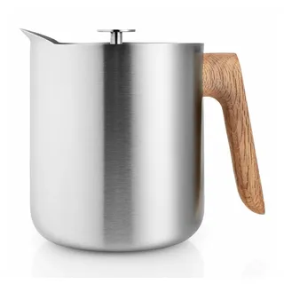 eva solo Nordic Kitchen Stempelteekanne Silberfarben 1 l