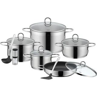 Silit Diamant Topf-Set 9-tlg. 3 x Fleischtopf + Bratentopf + Bratpfanne